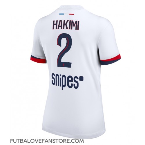 Paris Saint-Germain Achraf Hakimi #2 Vonkajší Ženy futbalový dres 2025-26 Krátky Rukáv Paris Saint-Germain Achraf Hakimi #2 Vonkajší Ženy futbalový dres 2025-26 Krátky Rukáv